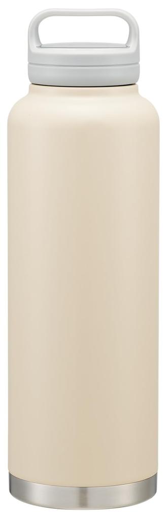 Skater Water 1500ml with Large Stainless Wide Sand Bottle, (1.5 Liters), Handle, Capacity, Insulated, Steel, Mouth, Beige, STSC15-A