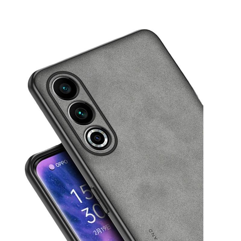 Meizu 22/Note16 Lucky08 Wildleder-Lederstruktur Matt Vollständige Abdeckung Schutzhülle