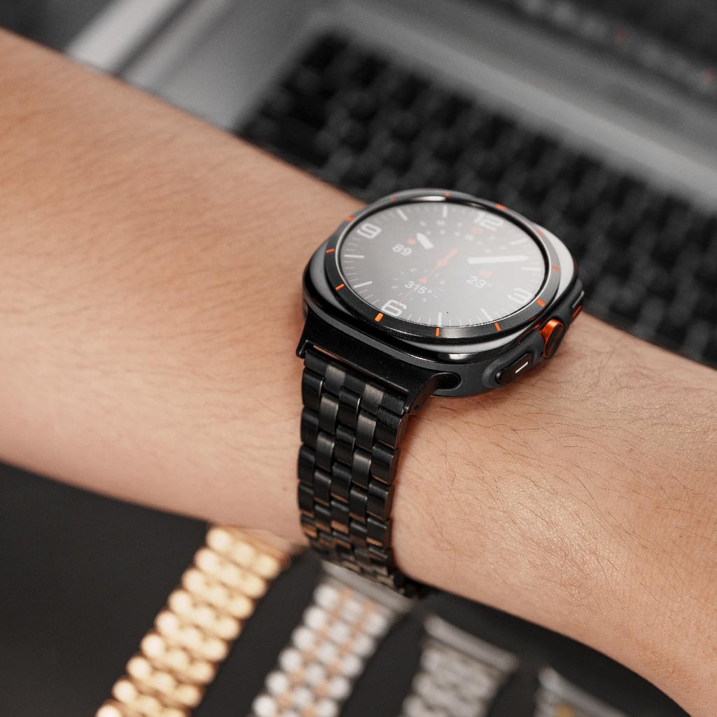 Stainless Steel Strap for Samsung Galaxy Watch 8 40mm 44mm 8 Classic 46mm Galaxy Ultra 47mm 2025 Band Metal Bracelet Wristband