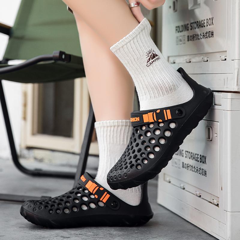 

Fashion Summer Quick Drying Men s Wading Shoes Outdoor Lightweight Beach Sandals Anti Slip Sports Shoes Hiking Shoes Slip-on Water Shoes 40 чёрный