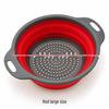 Dual-Use Folding Cutting Board & Telescopic Draining Basket for Vegetables and Fruit Washing