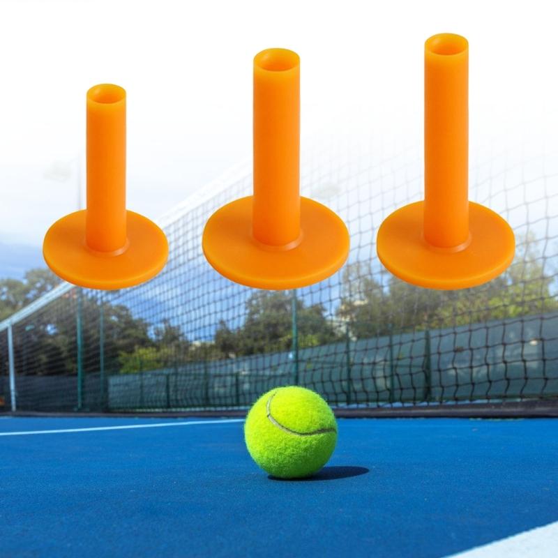 6pcs Durability Rubber Golf Tees Long Golf Tees Colorful Multicolor Tees Indoor Outdoor Training Accessories