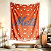New York Mets (1) Wandteppich Geeignet Für Die Dekoration Von Häusern Wohnheimen Und Schlafzimmern Weich Anzufassen Und Ein Perfektes Geschenk Für Freunde Und Familie