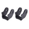 1 Pair Weld On Shock Bracket Steel Enhanced Performance Curved Car Axle Shock Mount for Off Road Trailer Sedan