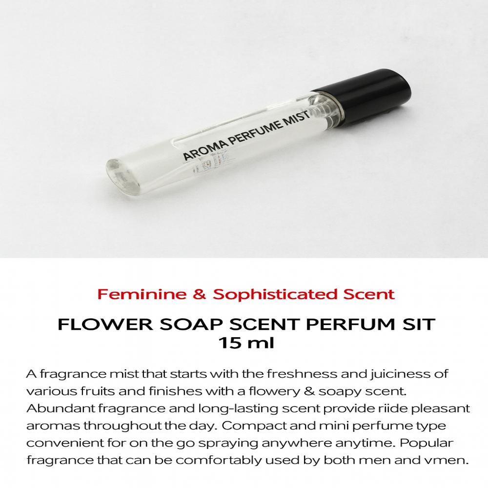 15ml Pocket Perfume Mist – "Flower Soap" Scent (Chic Floral-Clean Signature)