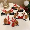 Girls Side Clip Children Gift Women Barrettes Antler Hairpins Bangs Clip Christmas Hair Clips