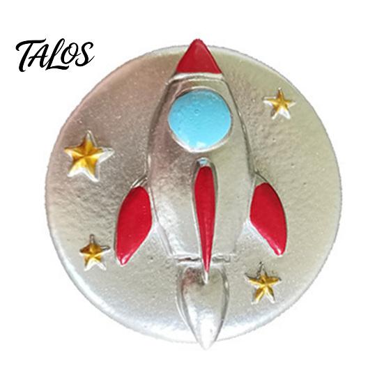 Resin Cartoon Magnets Astronaut Refrigerator Magnet, 3D Flying Saucer Fridge Office Whiteboard Accessories Space Theme Decoration for Kitchen Cabinet
