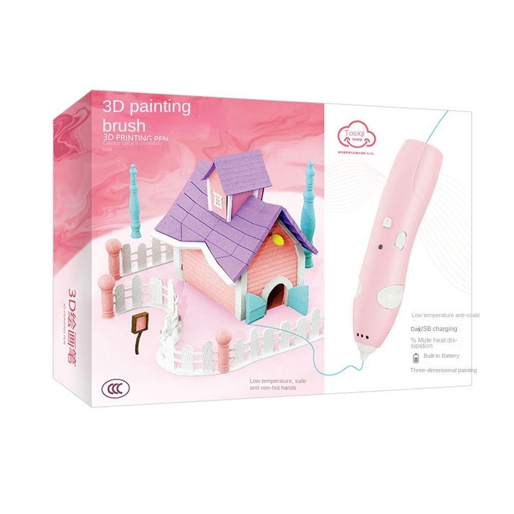 Rechargeable 3D Printing Pen Low Temperature 3D Art Painting Pen 3D Graffiti Pen  Education Toy