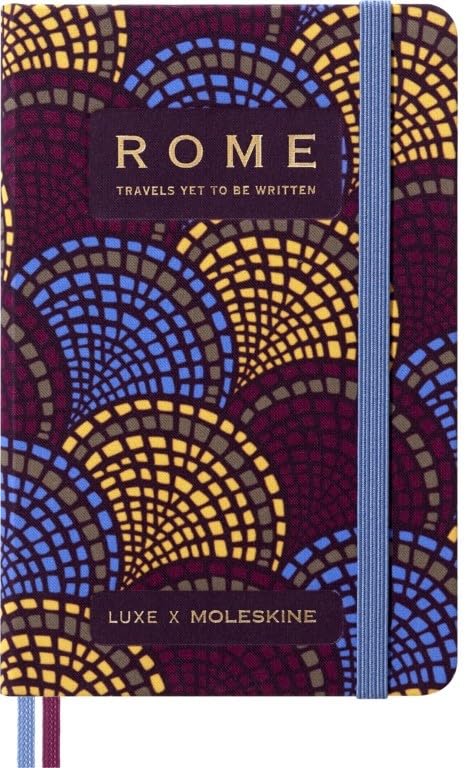 Moleskine LUXE X Moleskine Rome City Notebook, Hardcover, Pocket Size, Lined, CNLCRM