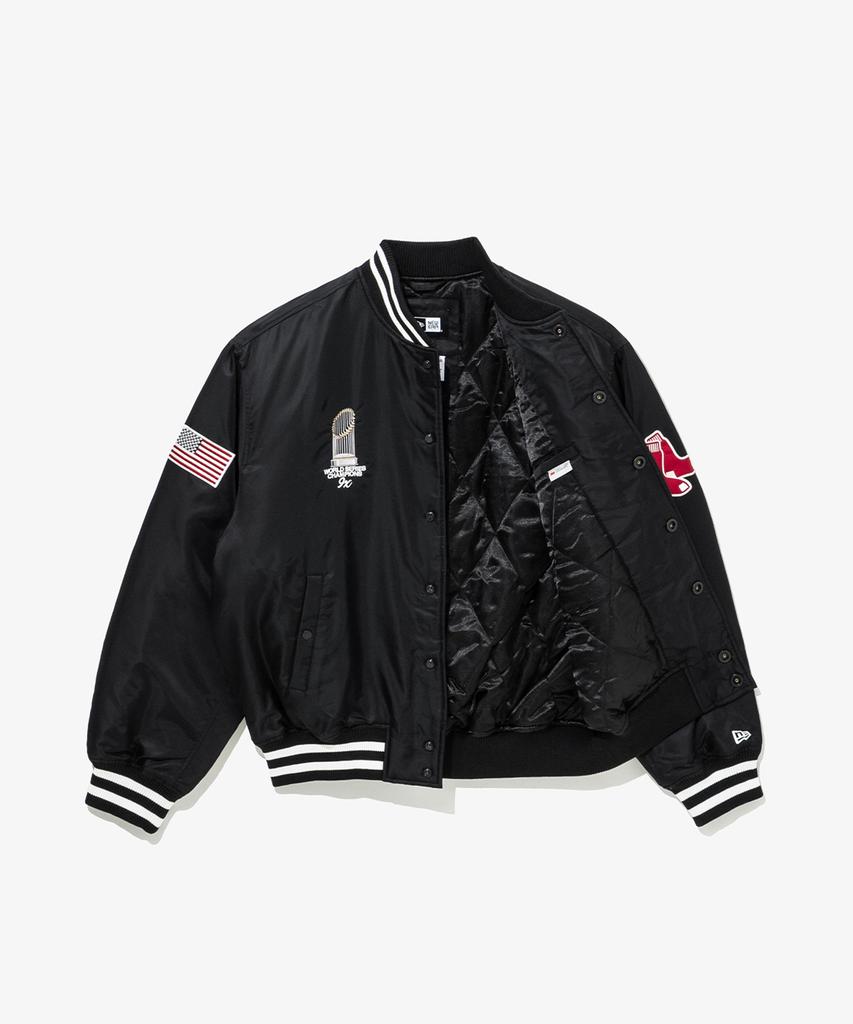 New Era Mlb Boston Red Sox World Series Champion Jacket Black