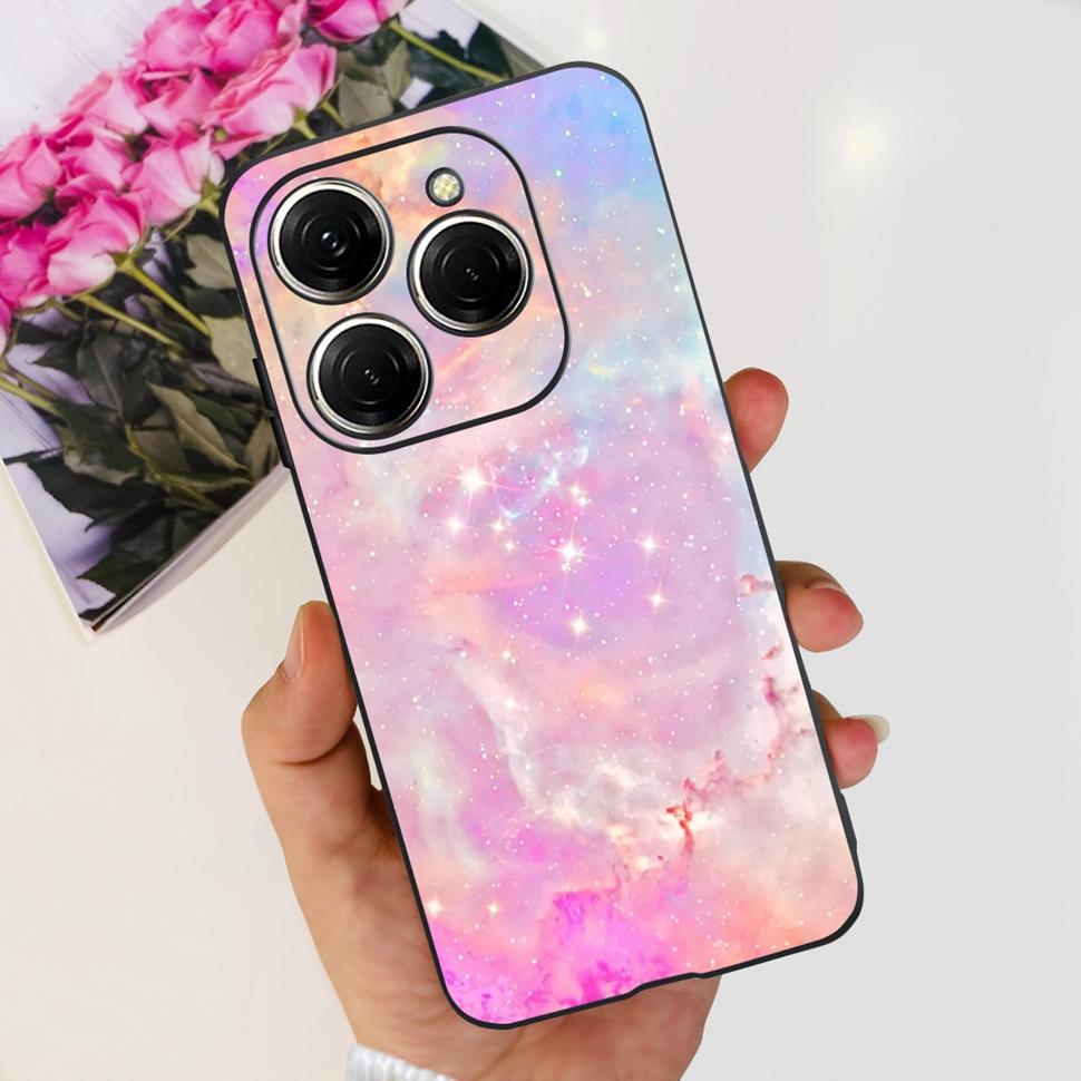 For Tecno Spark 20 Pro Casing KJ6 Luxury Candy Painted Cover Soft Silicone Case For Tecno Spark 20 Spark20 Pro Housing Funda