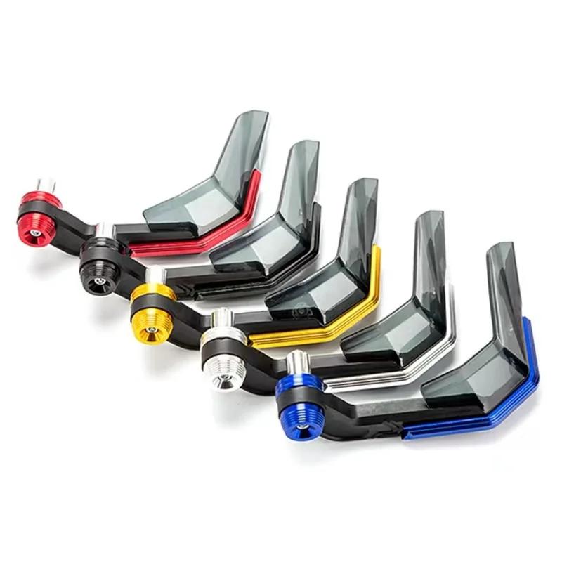 Windproof Universal 7/8" Handlebar Protectors for Motorcycle Scooter Mountain E-Bike Brake Lever Guard with Aluminum Stiffener