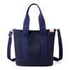 16oz Japanese-Korean Style Women's Tote: Single Shoulder, Crossbody, Large Capacity, Simple Canvas Handbag