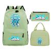 Fun Six Seven Print 3Pcs/Set Backpack Teen Boy Girl Back To School Schoolbag 67 Italian Brainrot Lunch Bag Rucksack Pencil Case