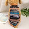 Cat Summer Vest Round Neck Ethnic Style Printing Comfortable Breathable Dress Up Sleeveless Vintage Pet Supplies