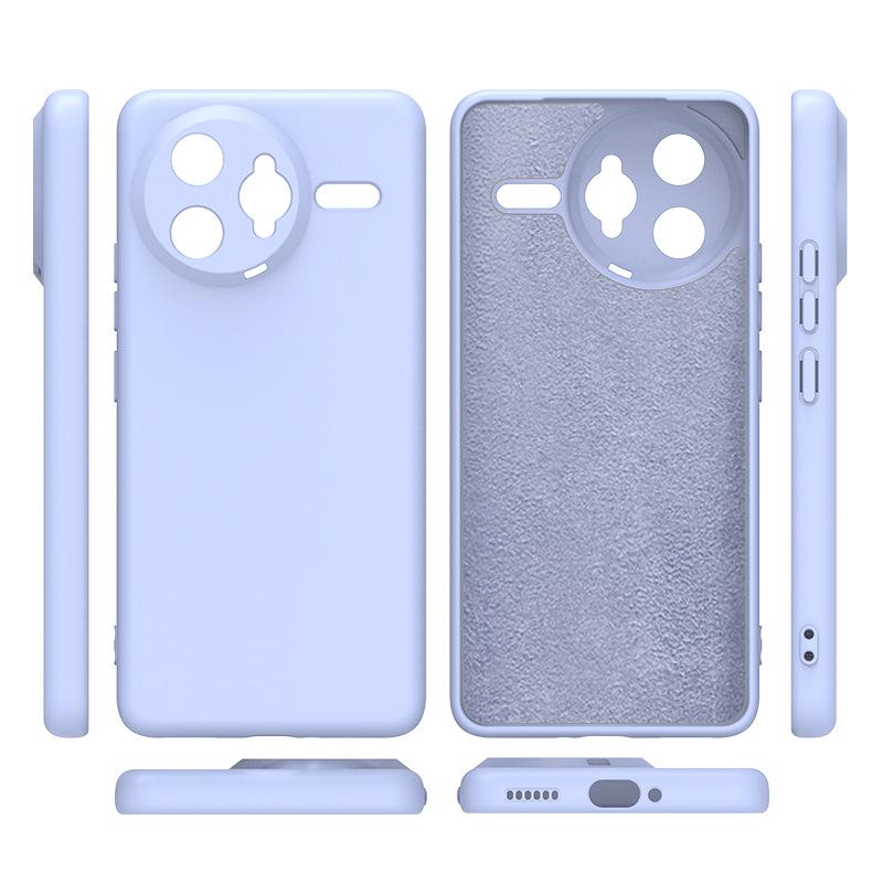 Applicable To Redmi 15A 5G Imitation Liquid Silicone Mobile Phone Case Xiaomi 17TPRO 5G Solid Color Anti-drop and Dirt-resistant Case