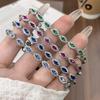 European and American Gemstone Horse Eye Bracelet Light Luxury High-end Design Full Diamond Bracelet Jewelry