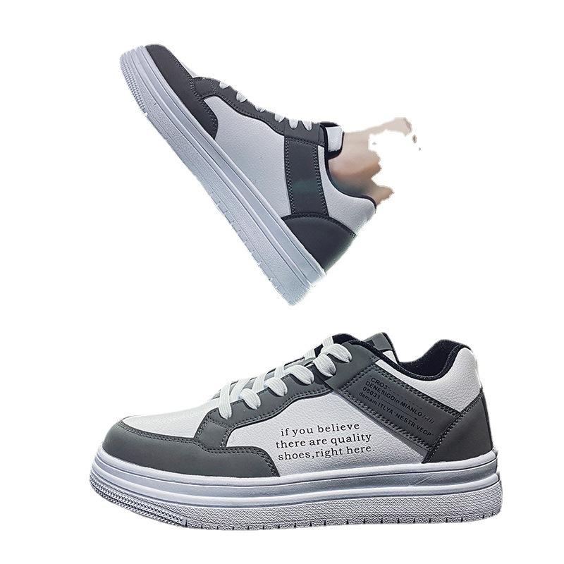 Men's Shoes Are Breathable In Summer 2025 New Trendy Youth Sports and Leisure Little White Board Shoes To Increase the Height of Versatile Trendy Shoe
