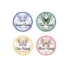 Gugu Forest Ice Crystal Butterfly PET Tape Series - Single Roll Decorative Stickers (4 Designs)
