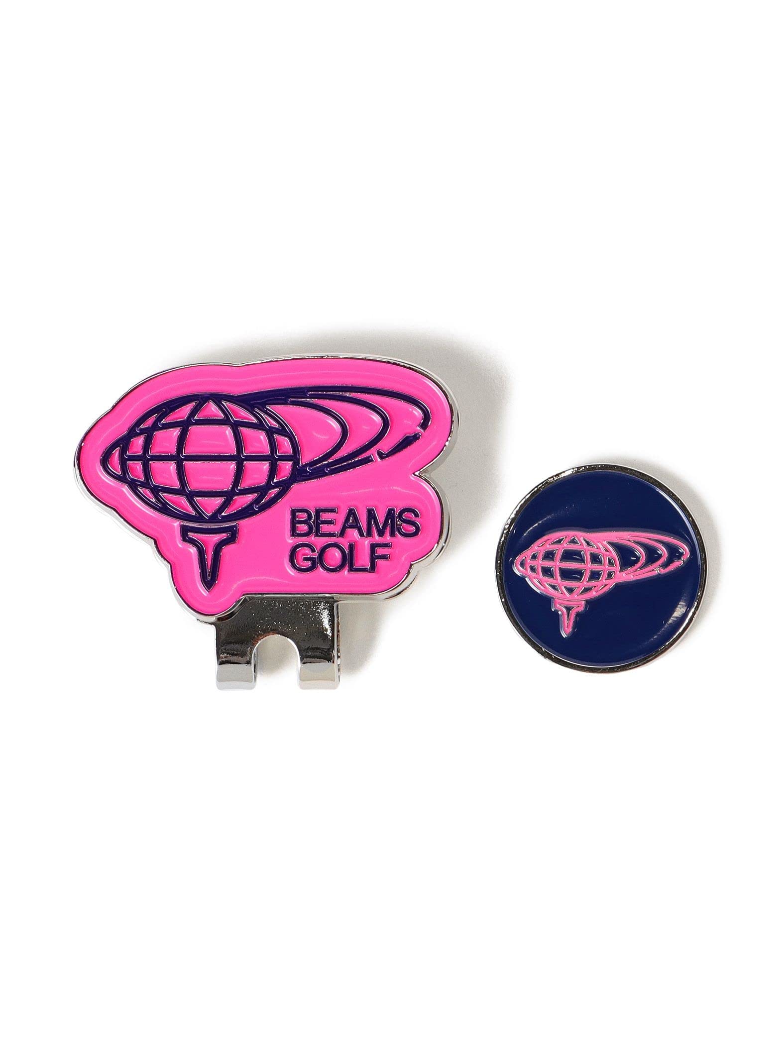 

[BEAMS GOLF] Футболка з коротким рукавом Маркер-кліп з логотипом Землі 2 Чоловіча РОЖЕВИЙ - 81040072833