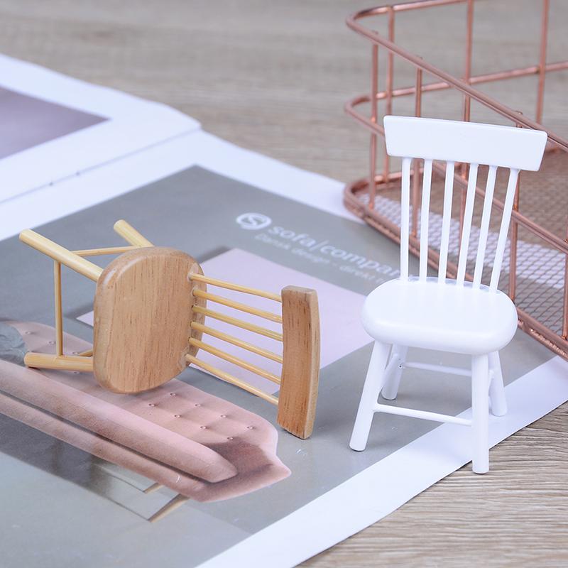 1:12 Dollhouse Miniature Dining Furniture Wooden Chair