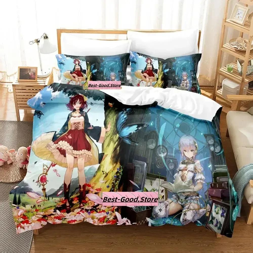 

Comforter New Atelier Sophie Bedding Set Cartoon Anime Three-Piece Set Adult Kid Bedroom s Queen Bedding Set Comforter (quilt)-EU Single(135*200cm)3pcs