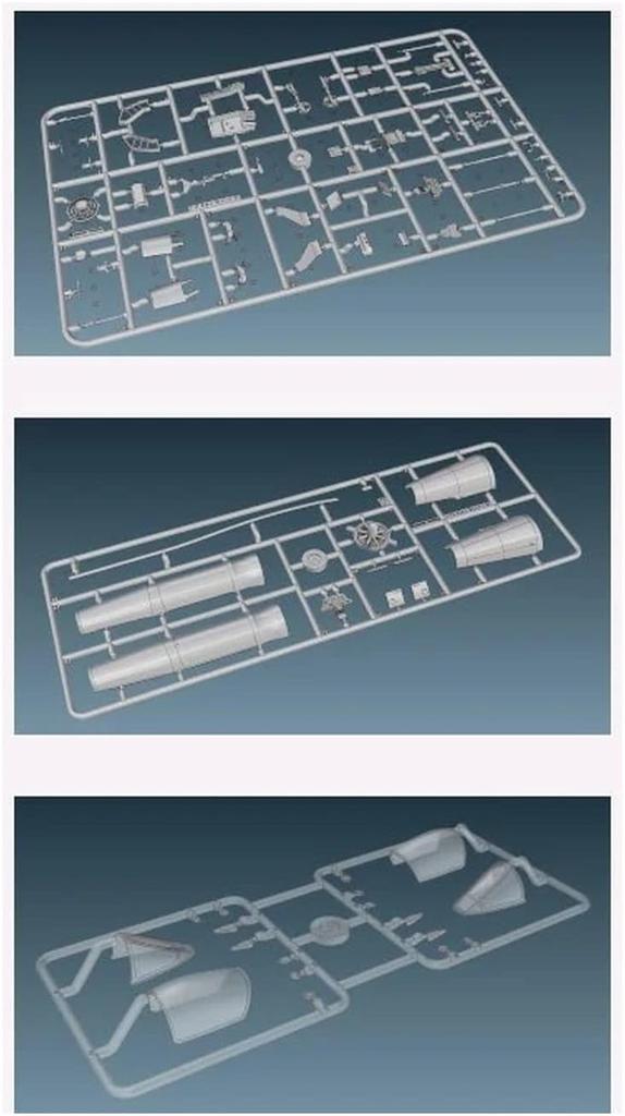 Azure From French Dassault Super Mystere B2 Early Plastic Model AZUFR7001 1/48