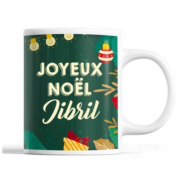 Mug - Jibril - Noël - Céramique - Imprimé - 325 ml
