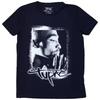 Camiseta de Mujer Tupac: Foto en Spray (XX-Large)