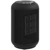 1500W Ceramic Electric Heater with Fan, Timer, Oscillation - Black