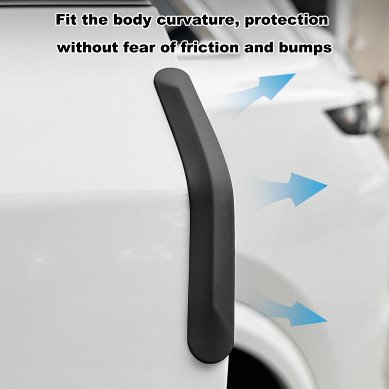 Car Side Door Edge Protector Adhesive Anti Scratch Protector For Car Door Flexible 4X Vehicle Door Guards Strips For Rearview
