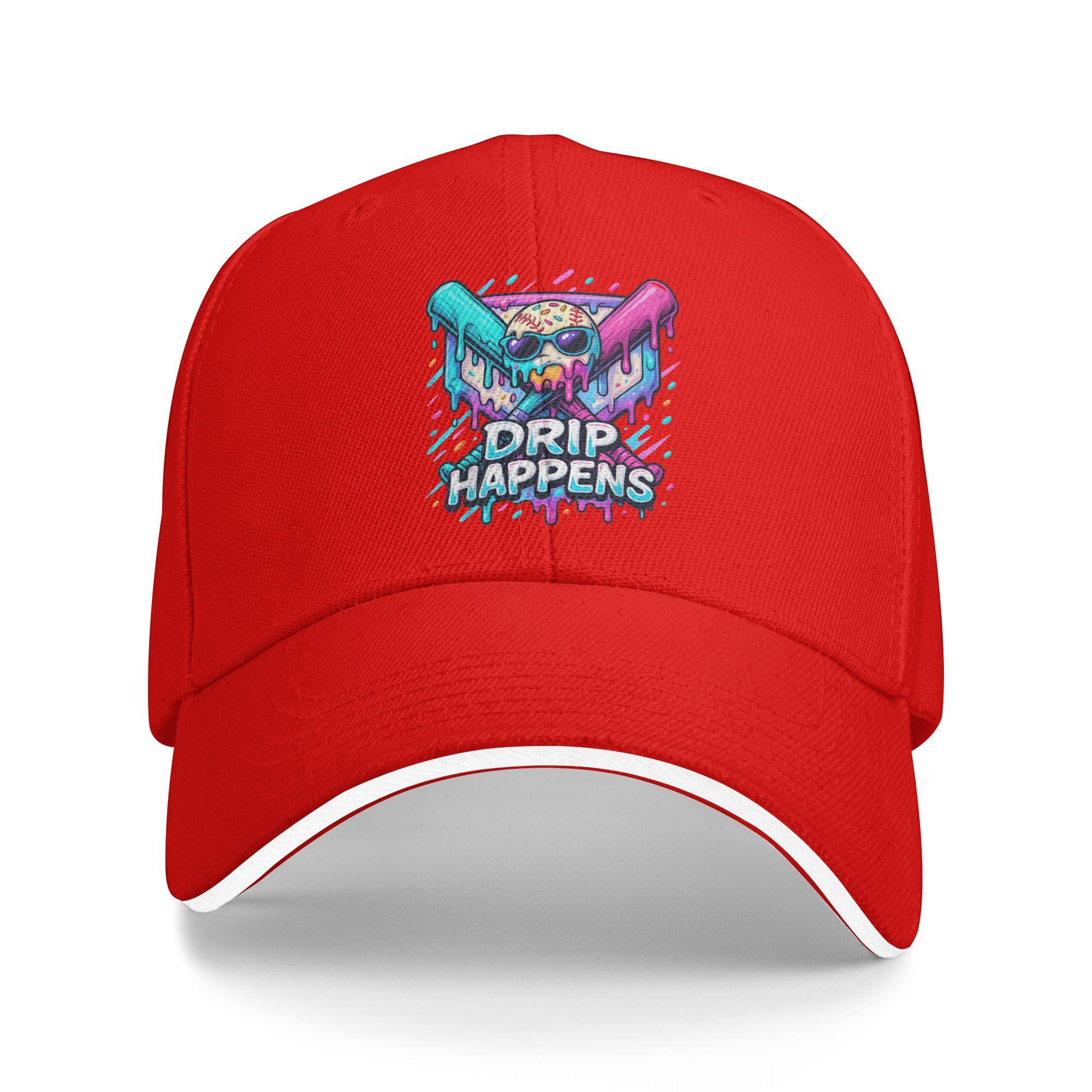 Baseball lifestyle 101 apparel youth Baseball Drip IceCream Baseball Cap  Fitted Retro Unisex Hip Hop Hats Design Baseball Caps One Size