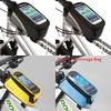 Mountain Bicycle Front Tube Bag With Touch Screen For Cycling Enthusiasts