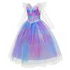 Wicked Childrens Princess Dress With Tulle Fabric For Halloween Cosplay Kids Age 3-8