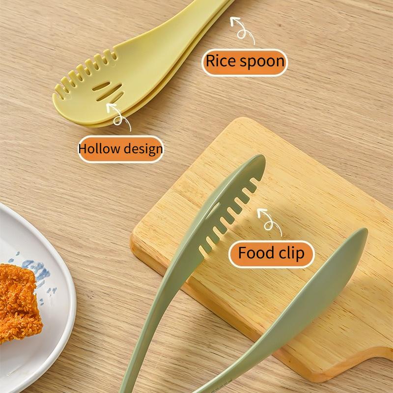 High Temperature Resistant Silicone Food Tongs Kitchen Multi Purpose Hanging Wall Cooking Utensil Thickened BBQ Clip