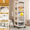 4-Tier Mobile Drawer Storage Cart