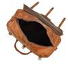 Leather Duffle Bag: Handmade Brown Weekender Travel Bag