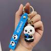 Fumade Waving Panda Silicone Keychain