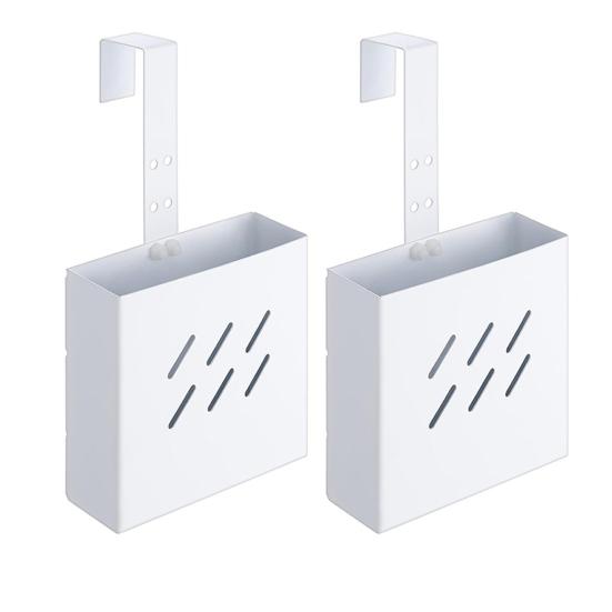 Toilet Cleaning Tablet Holder Stainless Steel Toilet Cleaner Box with Adjustable Hook Universal Tablet Holder for Toilet Tank