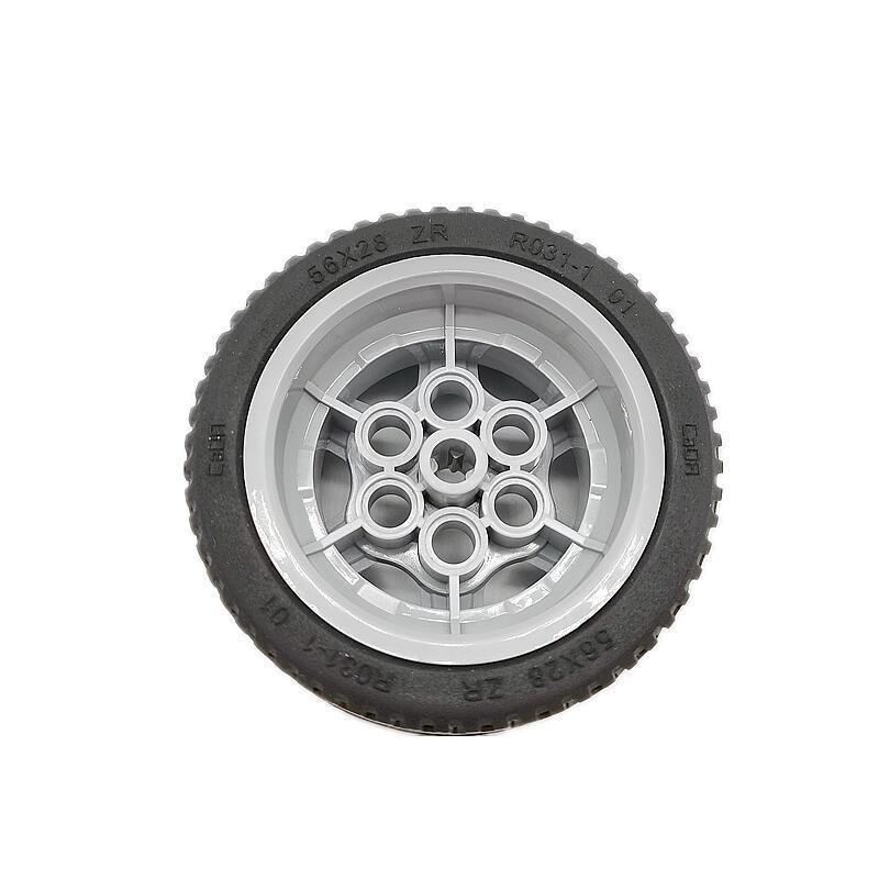 LEGO-Compatible Technic Tire 56×28mm for MOC Building Blocks Car Wheels