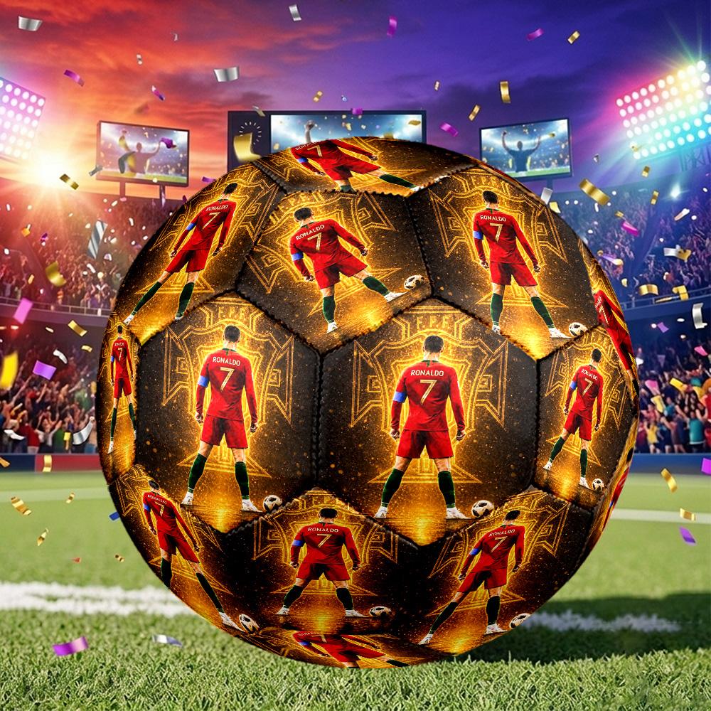 1pz Pallone da Calcio Celebrazione Gol Taglia 5, Adatto per Partite di Allenamento/Allenamento Torneo, Leggero e Resistente. cl7023
