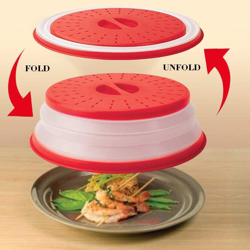 Cover Dish Drainer Basket Collapsible Microwave Cover Splatter Screens Cover Dish Drainer Basket Collapsible Microwave Cover Splatter Screens