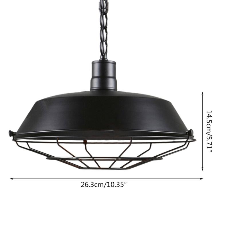 Vintage Metal Pendant Lamp Shade Soft Ambients Lighting Metal Texture Suitable for Kitchen Dining Room Decoration
