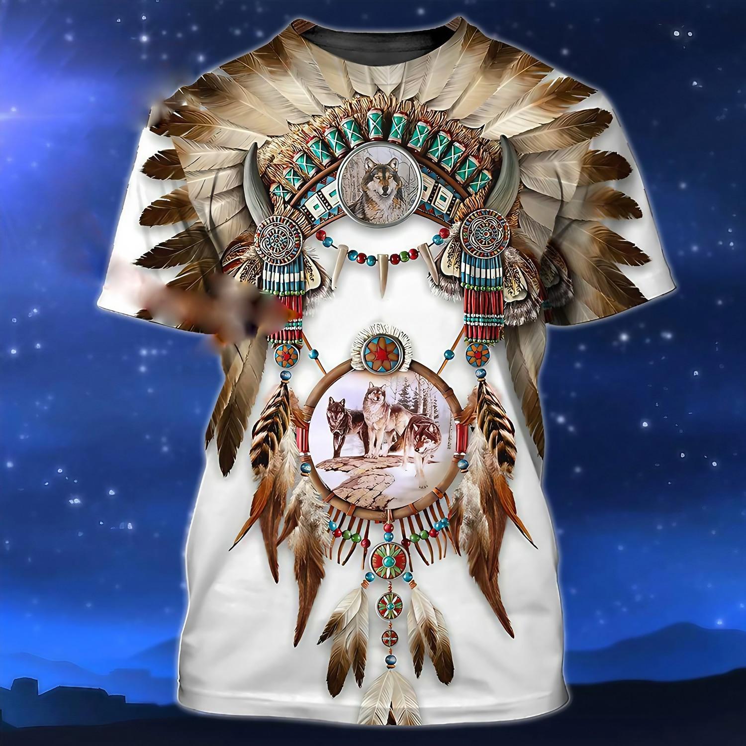 

Men s Graphic Wolf T Shirt Tee Short Sleeve T shirt 3D Print Crew Neck Shirt Designer Lightweight Comfort Casual Daily Sports White XL