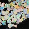 Polished White Uncut Opal Stone, Multi fire Opal, 7-15 MM Size Rough. Opal Rough Lot.