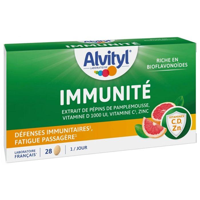 Alvityl Immunité - Vitamines D,C, Zinc, Extrait De Pépins De Pamplemousse 28 Comprimés - Image 3