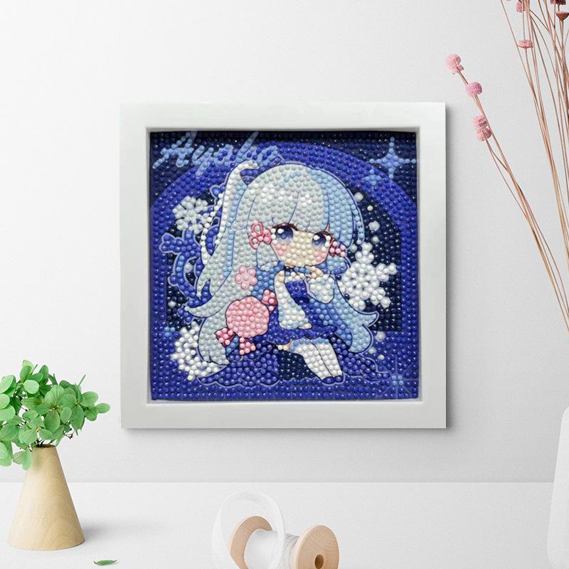 Free Shipping/Cartoon Diamond Painting Children'S Gift Handmade Cross Stitch Framed Diy Bedroom Sticker
