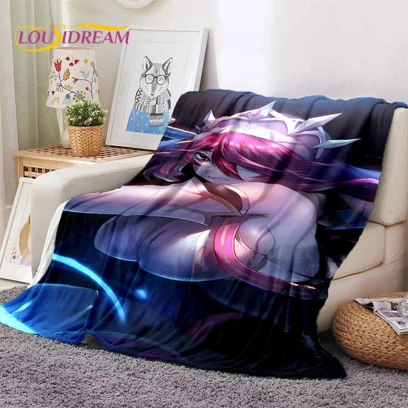 3D Cute Genshin Impact Cartoon Game Soft Blankets,Throw Blanket Comfortable Blanket for Picnic Beds Sofa Home Bedroom Kids Gifts
