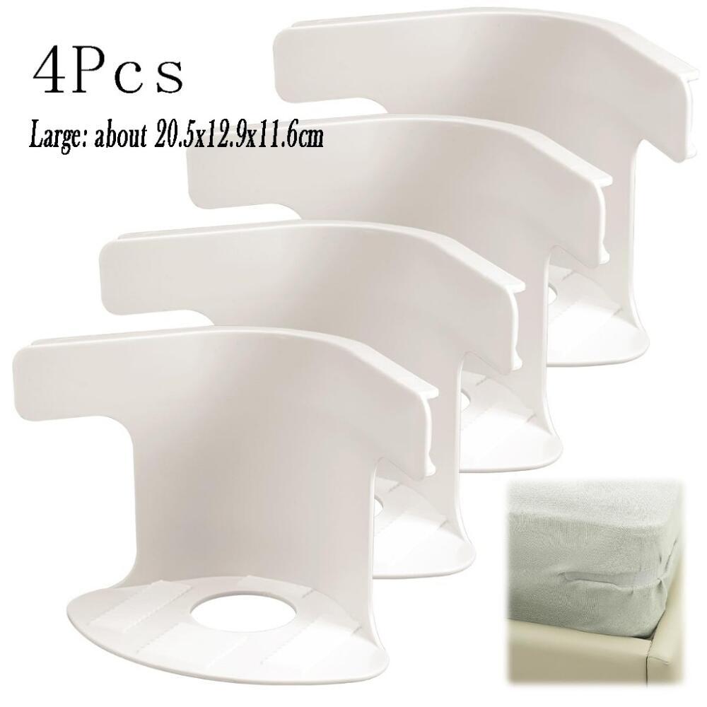 Invisible Sheet Bed Cover Fixer, Bed Sheet Fixed Clip with Lock Strips Fixed Bed Sheet Holder Bedsheet Fixed for All Mattress