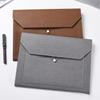 Leather document bag/folder, A4/A5 size, for official documents and materials storage bag for office school homework use